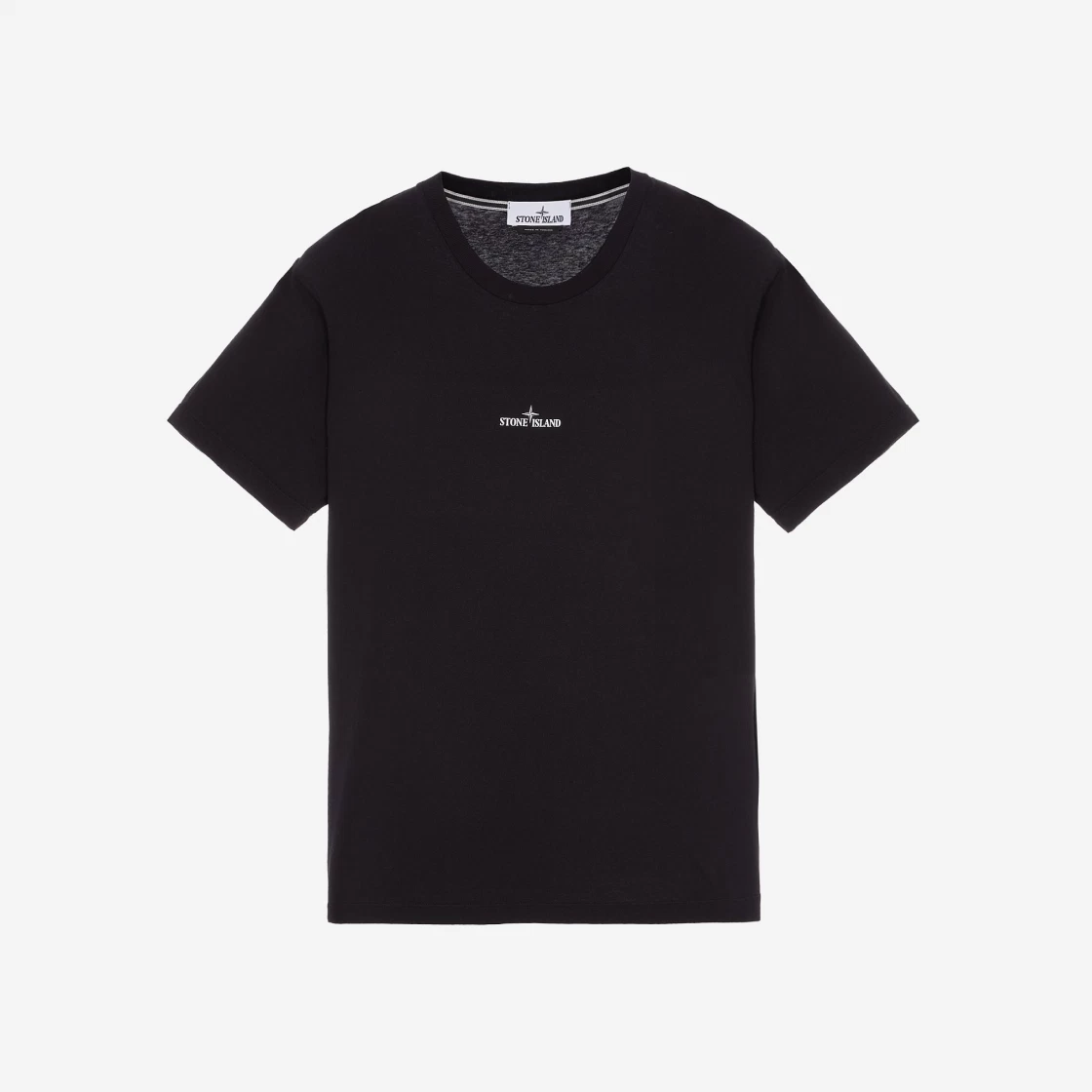 SASOM เสื้อผ้า Stone Island 2NS89 60/2 Cotton Jersey Garment Dyed Institutional One Print T