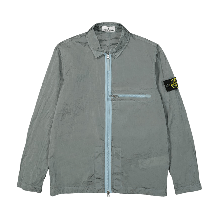 Buy Stone Island Compass Patch Zip Up Jacket 'Sky Blue' at Sasom – Authentic and Ready to Ship