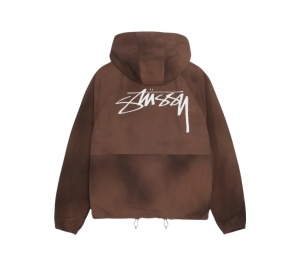 ジャケット・アウター STUSSY Wave Dye Beach Shell Jacke brownL $_57.JPG?set_id=880000500F