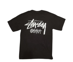 Buy Stussy Osaka Tee Black 2025 at Sasom – Authentic and Ready to Ship
