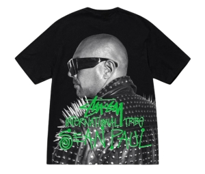 Stussy & Sean Paul Tee Black