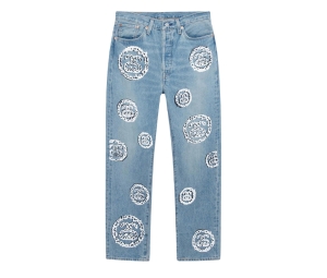 Buy Stussy x Denim Tears 501 Jean Light Indigo at Sasom – Authentic and Ready to Ship