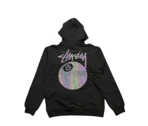 Buy Stussy 8 Ball Fleece Hoodie Black at Sasom – Authentic and Ready to Ship