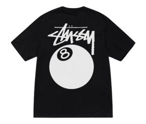 Stussy 8 Ball Tee Black