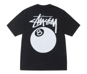Stussy 8 Ball Tee Pigment Dyed Black
