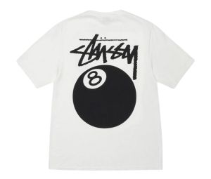 Stussy 8 Ball Tee Pigment Dyed Natural