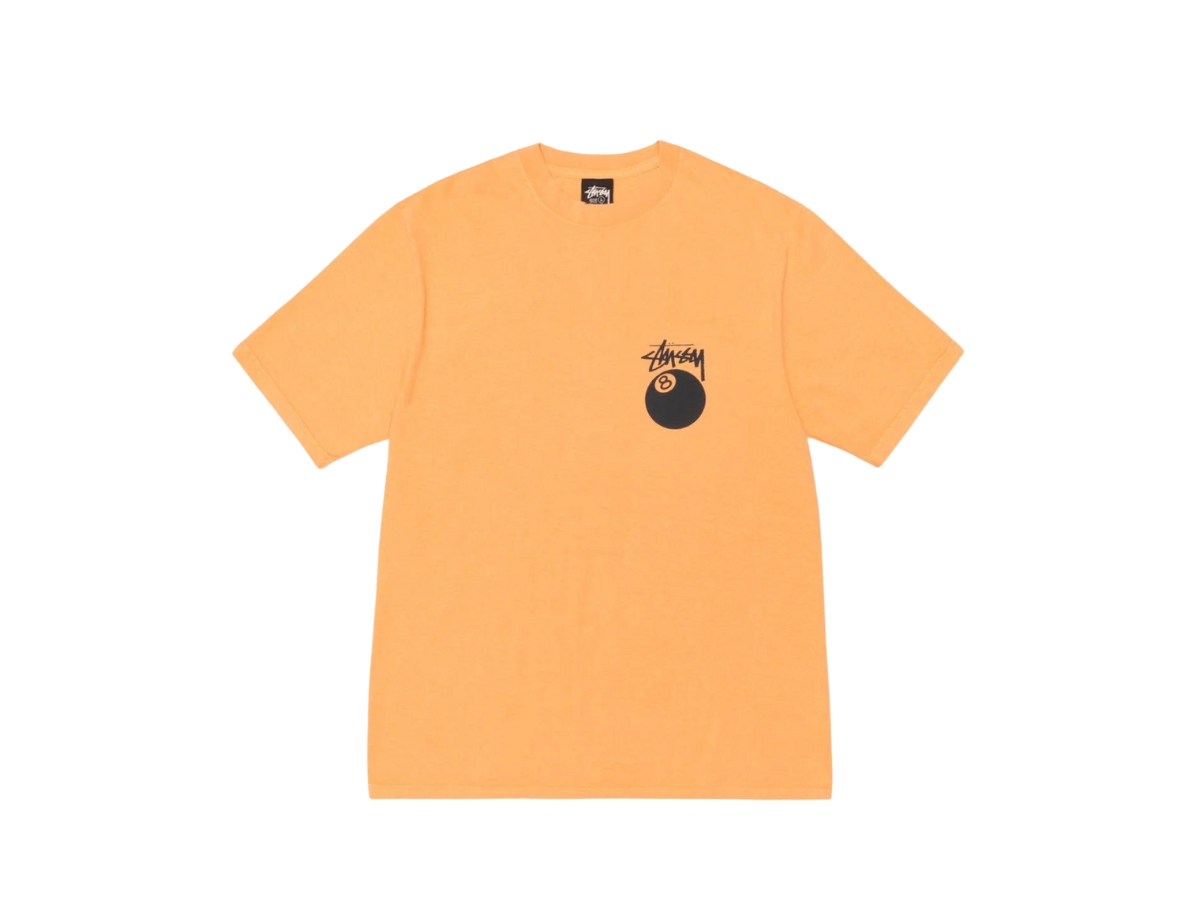 【Stussy】◆8 Ball Pigment Dyed T-Shirt Orange◆大人気◆ Buy Stussy 8 Ball Tee PigmentI Dyed Orange | SASOM