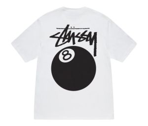 Stussy 8 Ball Tee White