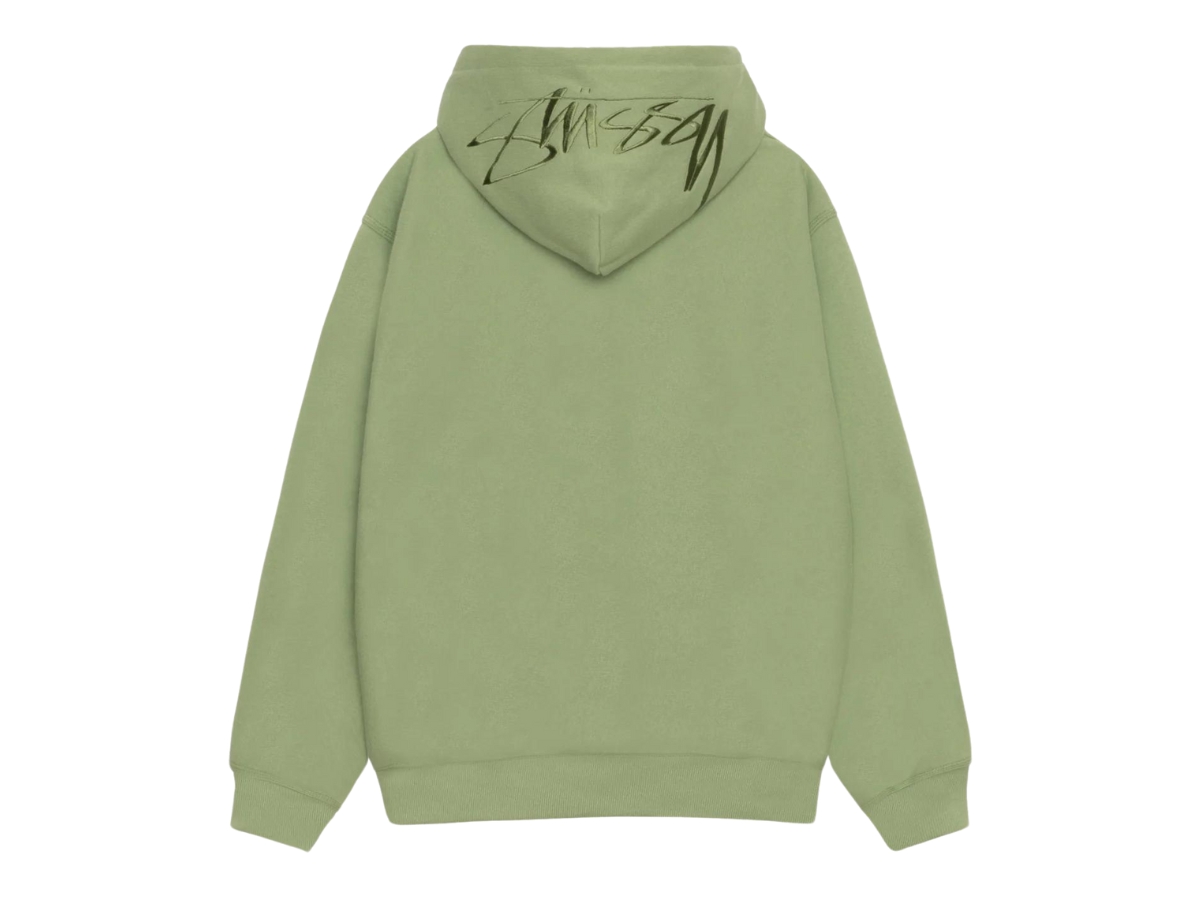 ช้อป Stussy Back Applique Hoodie Mossของแท้ที่ SASOM