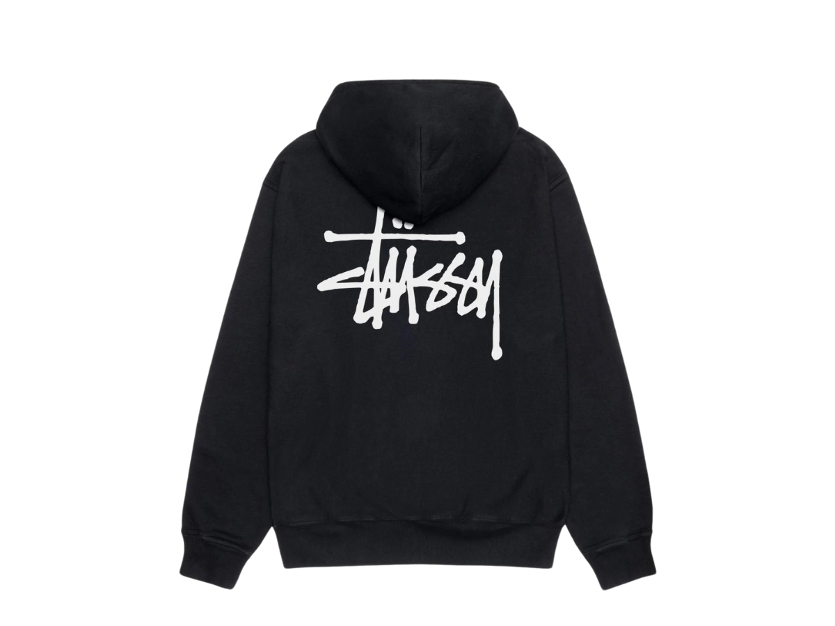【Stussy】 BUANA HOODIE PIGMENT DYED BLACK Stussy Buana Pigment Dyed Zip Hoodie - Navy | In stock