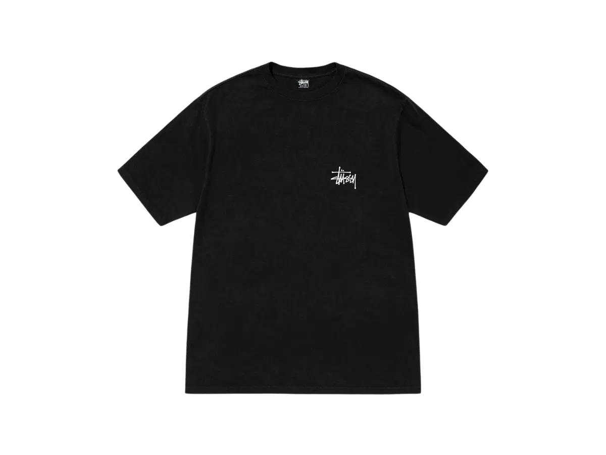 SASOM | apparel Stussy Basic Pigment Dyed Tee Black Check the latest price  now!