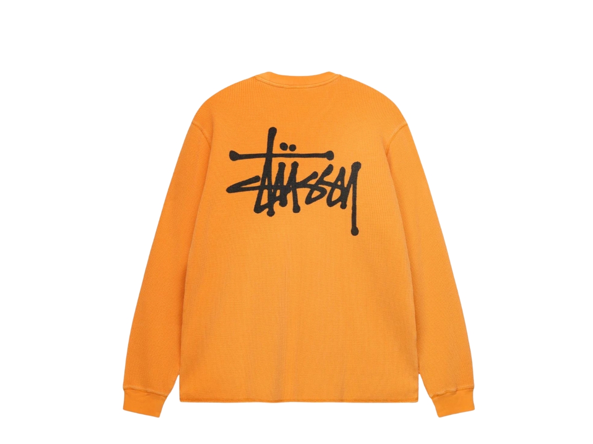★韓国の人気★【STUSSY】★BASIC STOCK LS THERMAL★APRICOT★ Buy Stussy Basic Stock Long-Sleeve Thermal 'Apricot