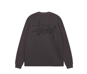 Buy Stussy Basic Stock LS Thermal Washed Black at Sasom – Authentic and Ready to Ship