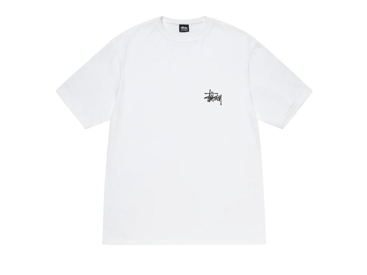 SASOM | apparel Stussy Basic Stussy T-Shirt White (SS23) Check the ...