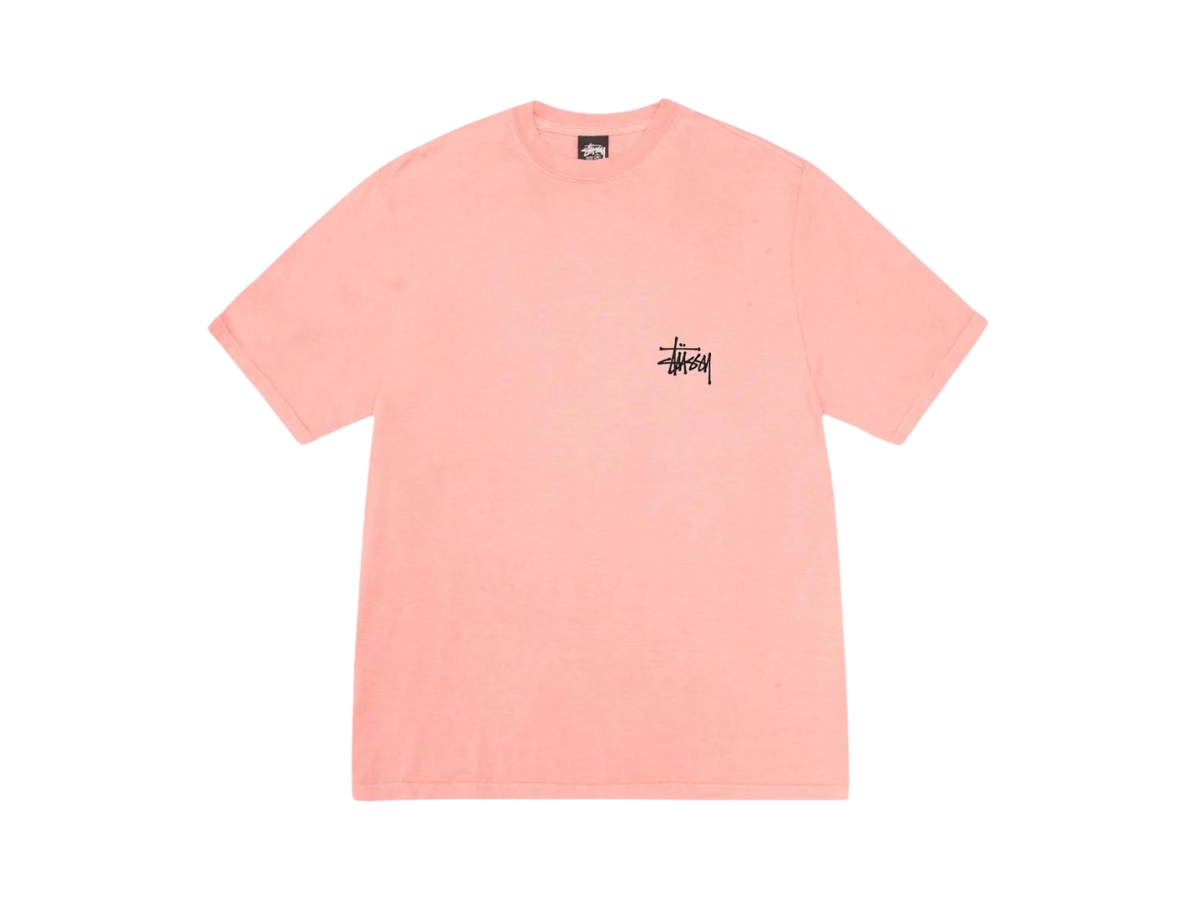 【Stussy】 正規品★ Basic Stussy Pigment Dyed T-Shirt Coral Buy Stussy Basic Stussy Tee Pigment Dyed Coral | SASOM
