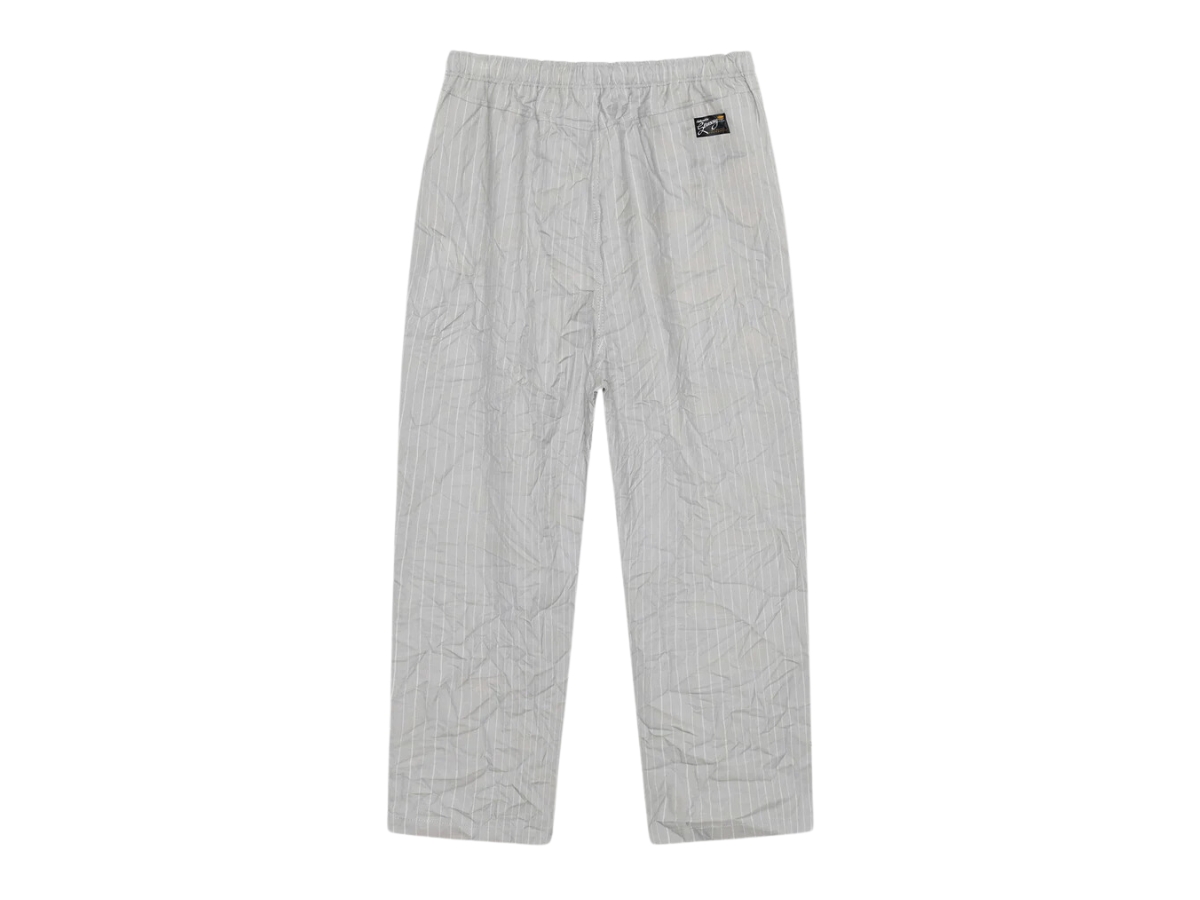 ช้อป Stussy Beach Pant Wrinkled Stripe Greyของแท้ที่ SASOM