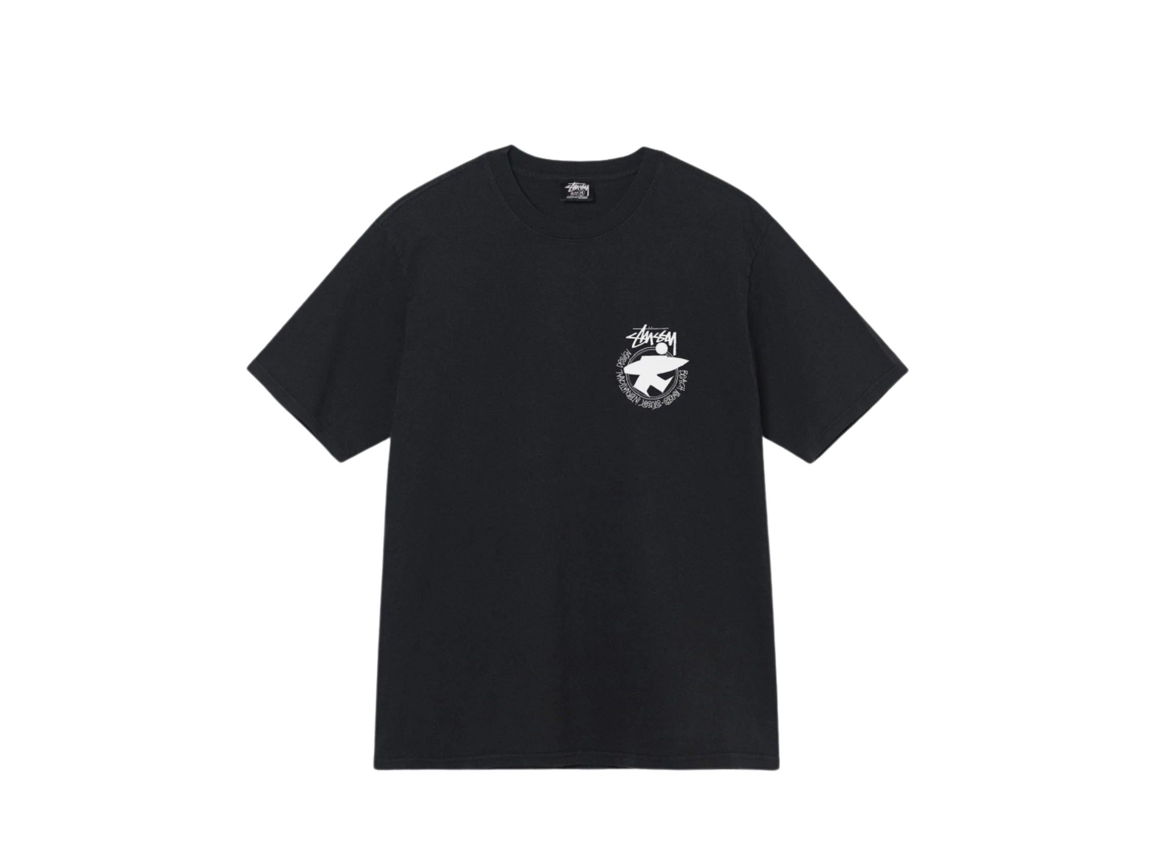 Stussy Beach Roots T-Shirt Black Shop Authentic at SASOM