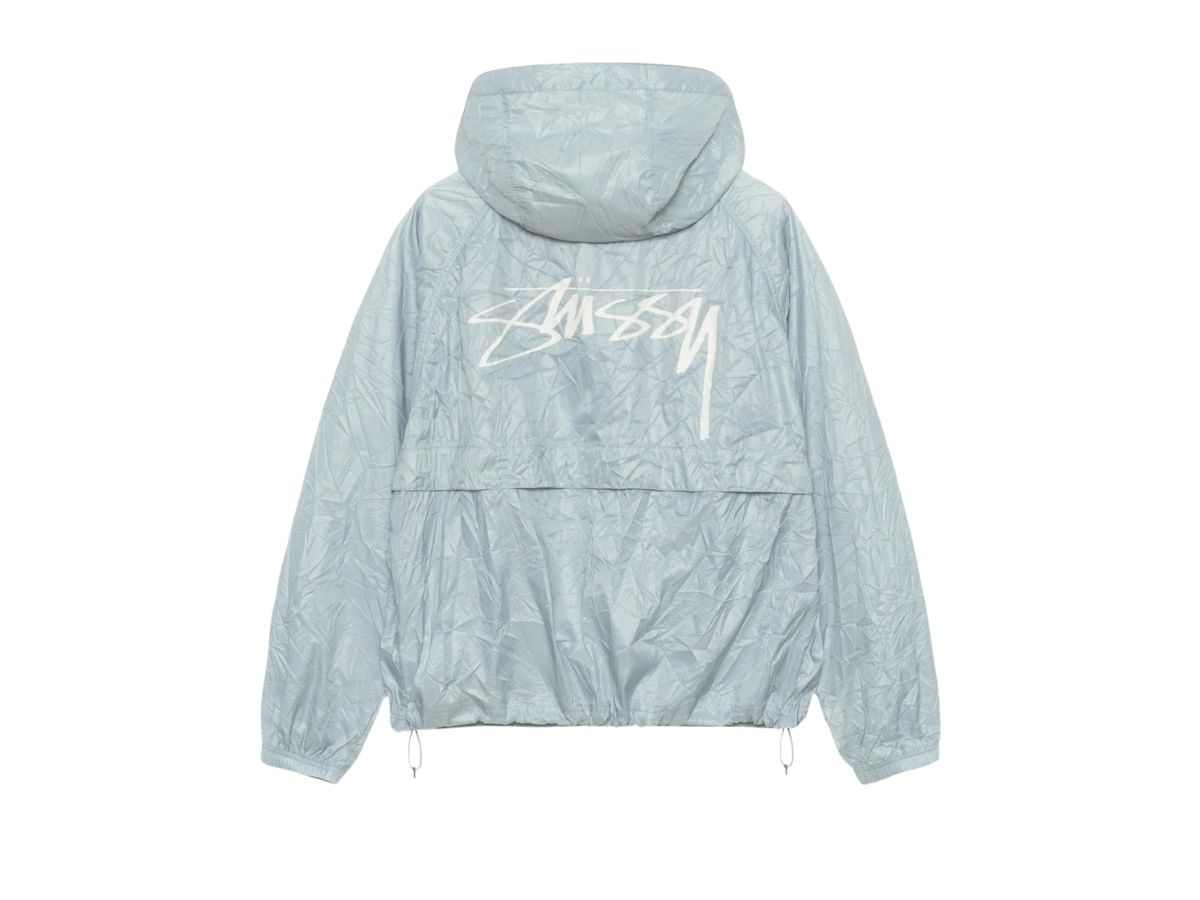 m*m様 STUSSY BEACH SHELL WRINKLED NYLON Stussy Wrinkled Nylon Beach Shell Jacket Brown Men's - SS24 - US
