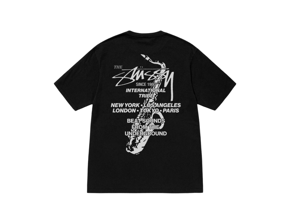 Buy Stussy Beat Sounds Tee Pigment Dyed Black | SASOM