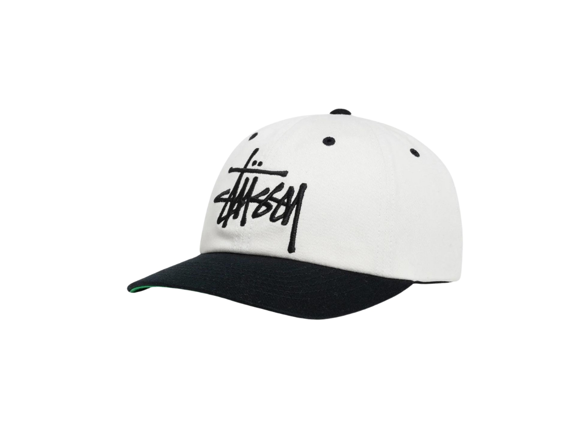 Buy Stussy Big Basic Vintage Cap Natural Black | SASOM