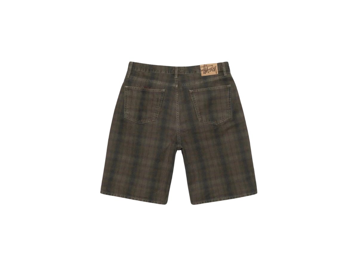 <値下げ>STUSSY BIG OL' SHORT CANVAS PLAID Buy Stussy Big OL' Short Canvas Plaid Olive | SASOM