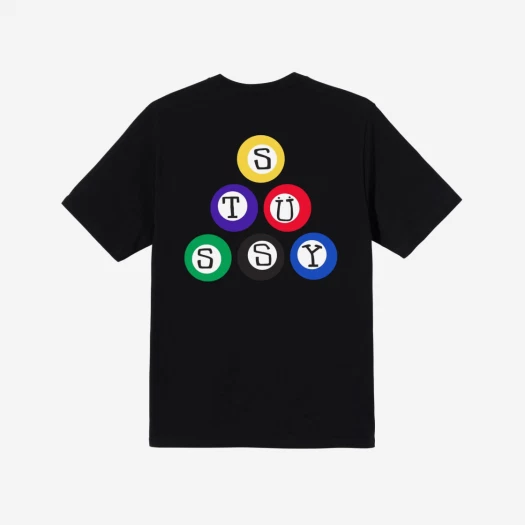 Buy Stussy Billiards T-Shirt Black at Sasom – Authentic and Ready to Ship