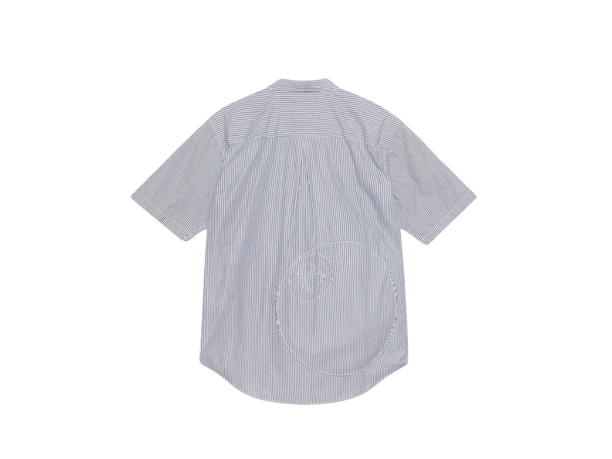 ช้อป Stussy Boxy SS Shirt 8 Ball Stripe Navyของแท้ที่ SASOM