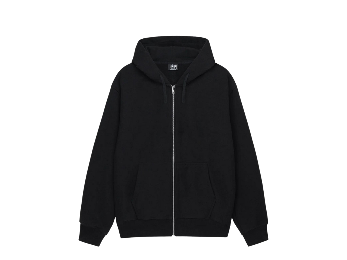 Buy Stussy Buana Stock Zip Hoodie Black (FW24) | SASOM