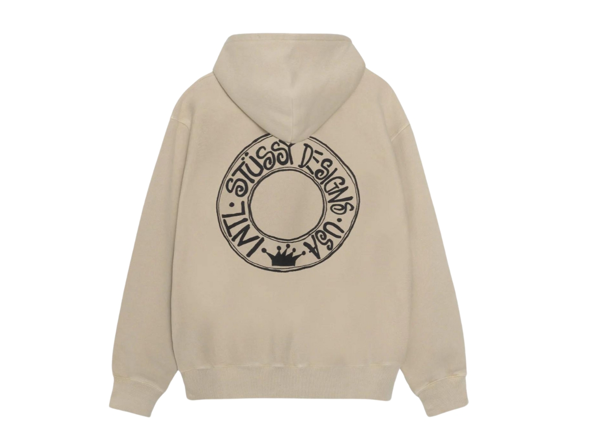 人気 ☆STUSSY☆ BUANA PIGMENT DYED ZIP HOODIE KHAKI Buy Stussy Buana Zip Hoodie Pigment Dyed Khaki | SASOM