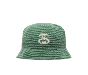 Stussy Bucket Hat SS Link Knit Spruce