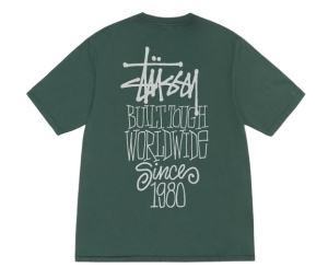 Stussy Built Tough Tee Pigment Dyed Forest