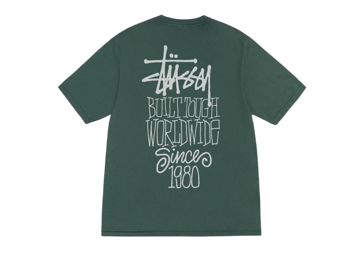 Buy Stussy Built Tough Tee Pigment Dyed Forest | SASOM