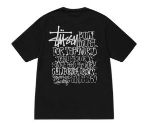 Stussy California Grown Tee Pigment Dyed Black