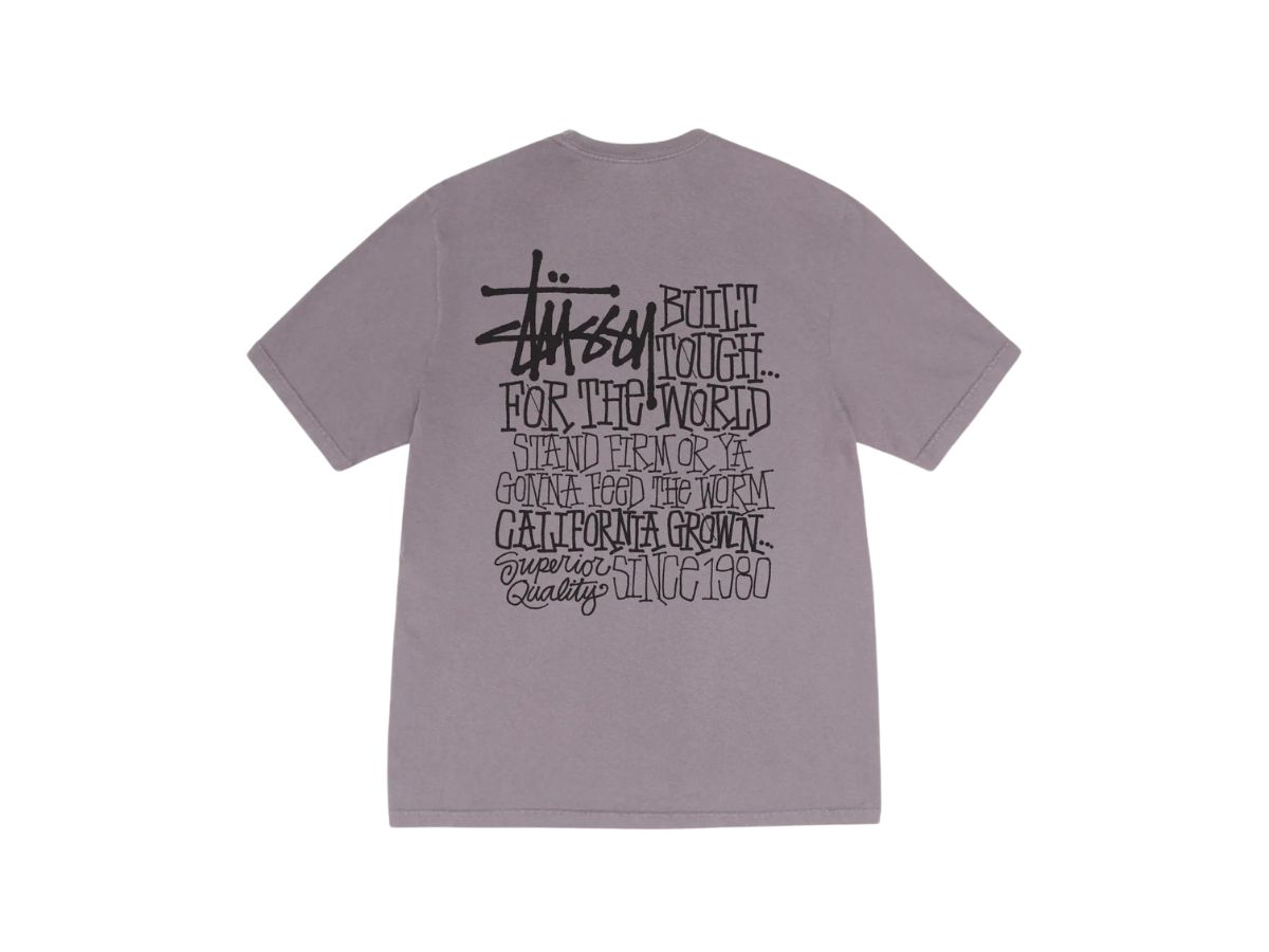 Buy Stussy California Grown Tee Pigment Dyed Shark | SASOM