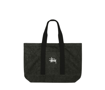 Buy Stussy Canvas Extra Large Tote Bag Washed Black at Sasom – Authentic and Ready to Ship
