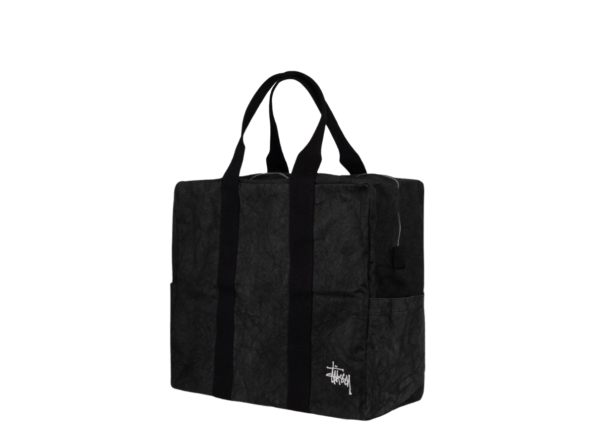 Buy Stussy Canvas Flight Bag Washed Black | SASOM