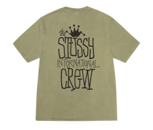 Stussy Crown International Pig. Dyed Olive