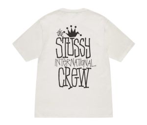 Stussy Crown International Tee Pigment Dyed Natural