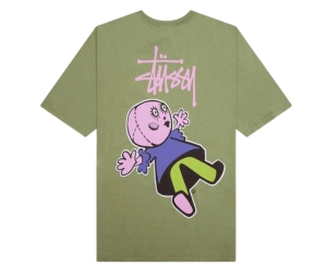 Stussy Dollie Pigment Dyed T-Shirt Artichoke | ของแท้