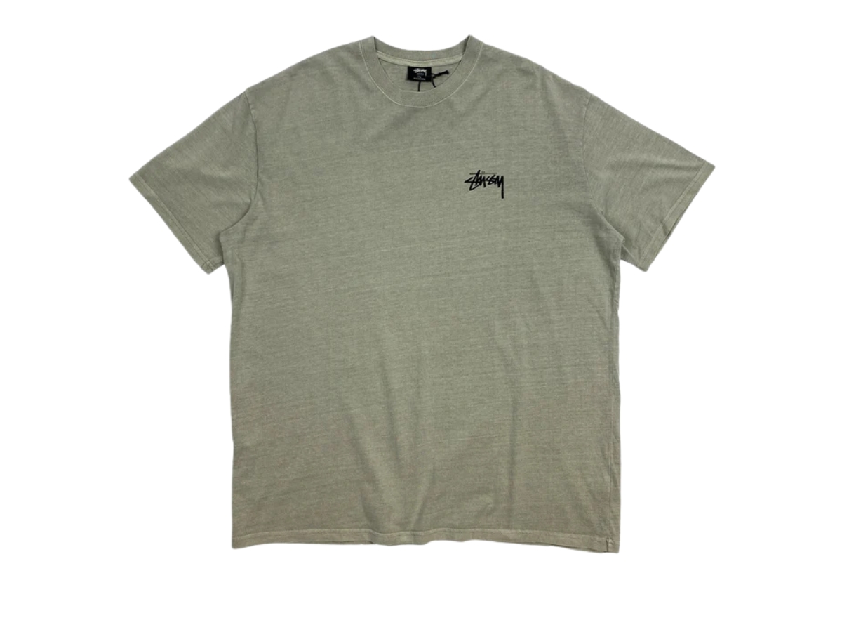 Stussy Fuzzy Dice Heavyweight T-Shirt Pigment olive