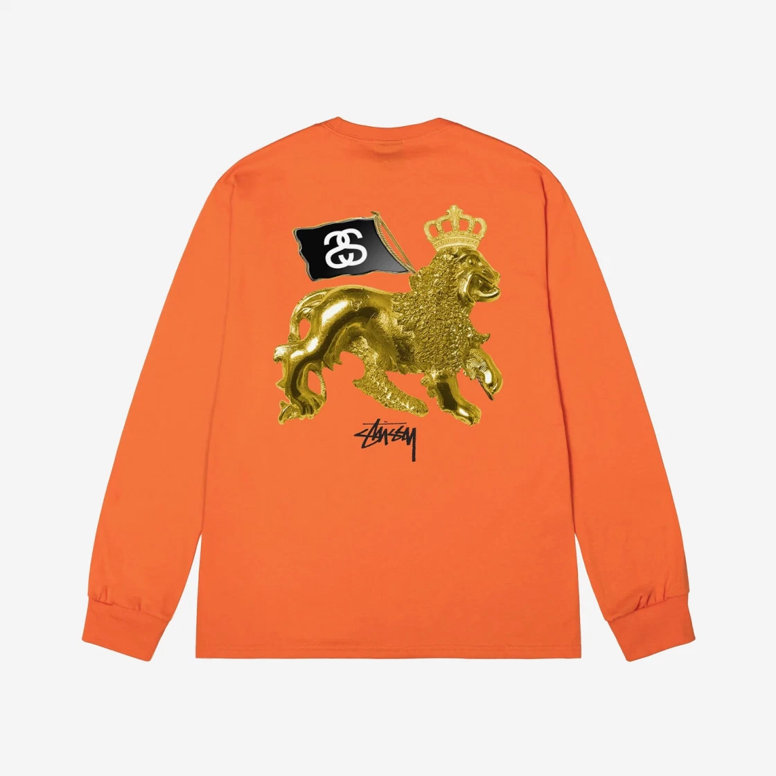 ช้อป Stussy Gold Lion LS T-Shirt Coralของแท้ที่ SASOM