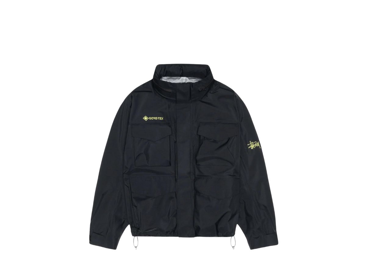 中古 Stussy x GORE-TEX Jacket Stussy GORE-TEX Recycled Guide Shell Cream Men's - FW23 - US