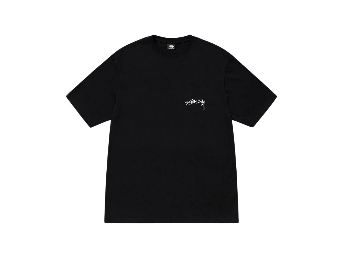 Stussy Grid Tee Black Shop Authentic at SASOM
