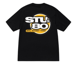 Stussy Hot 80 Tee Black Shop Authentic at SASOM
