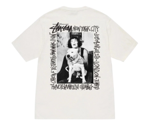 Stussy How We're Livin' Pigment Dyed Tee Natural