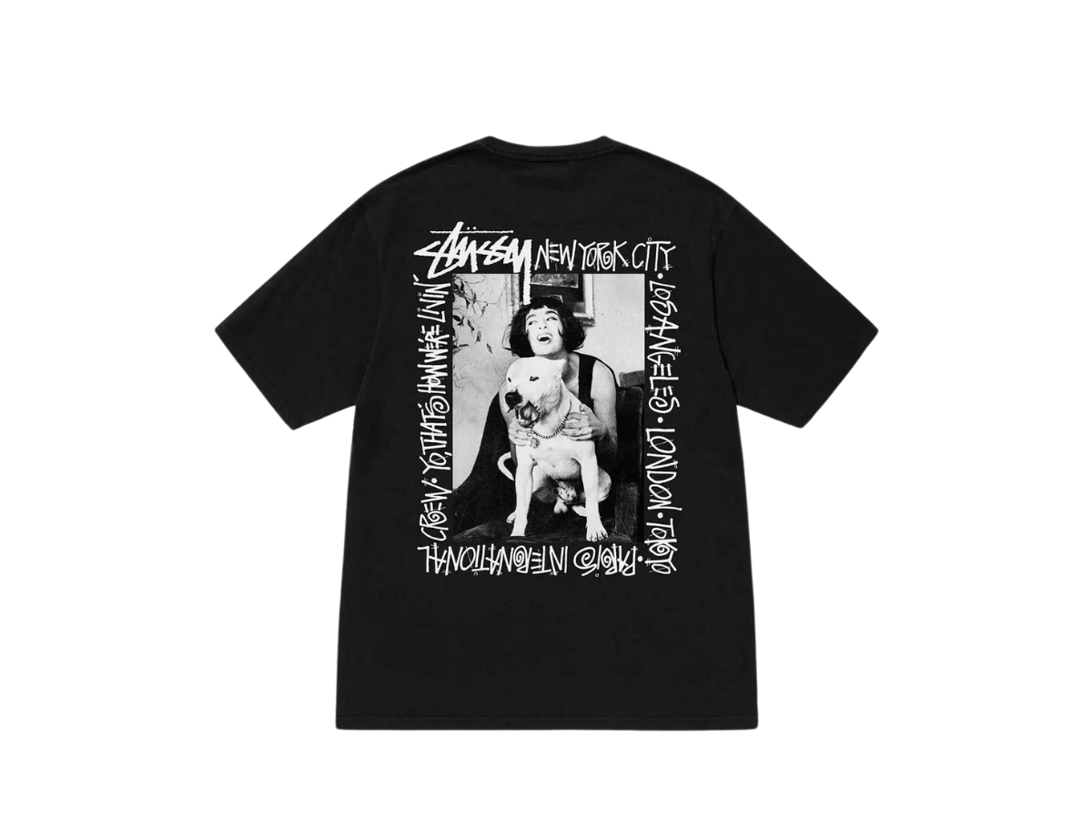 SASOM | เสื้อผ้า Stussy Hype Bulldog New York Tee Black เช็คราคาล่าสุด