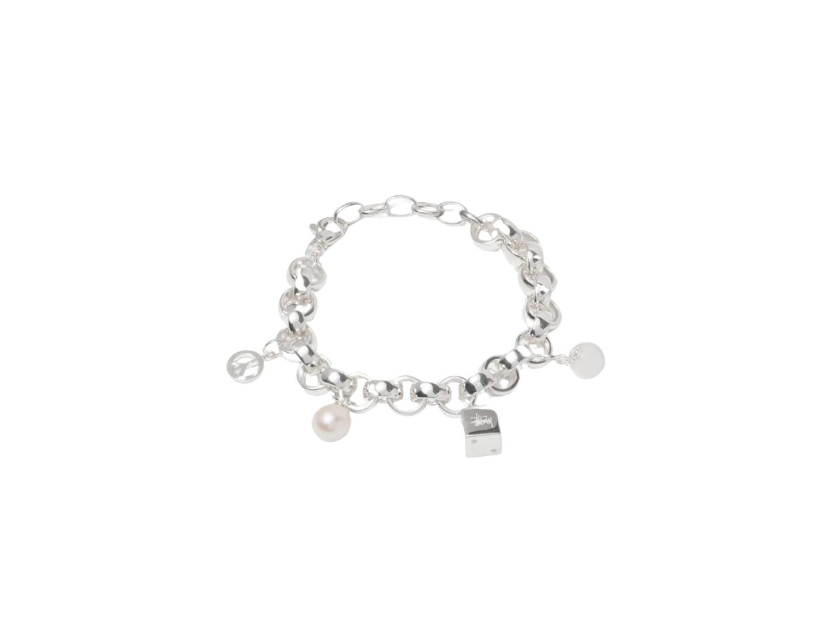 Sterling ファッション STUSSY Icon Charm Bracelet