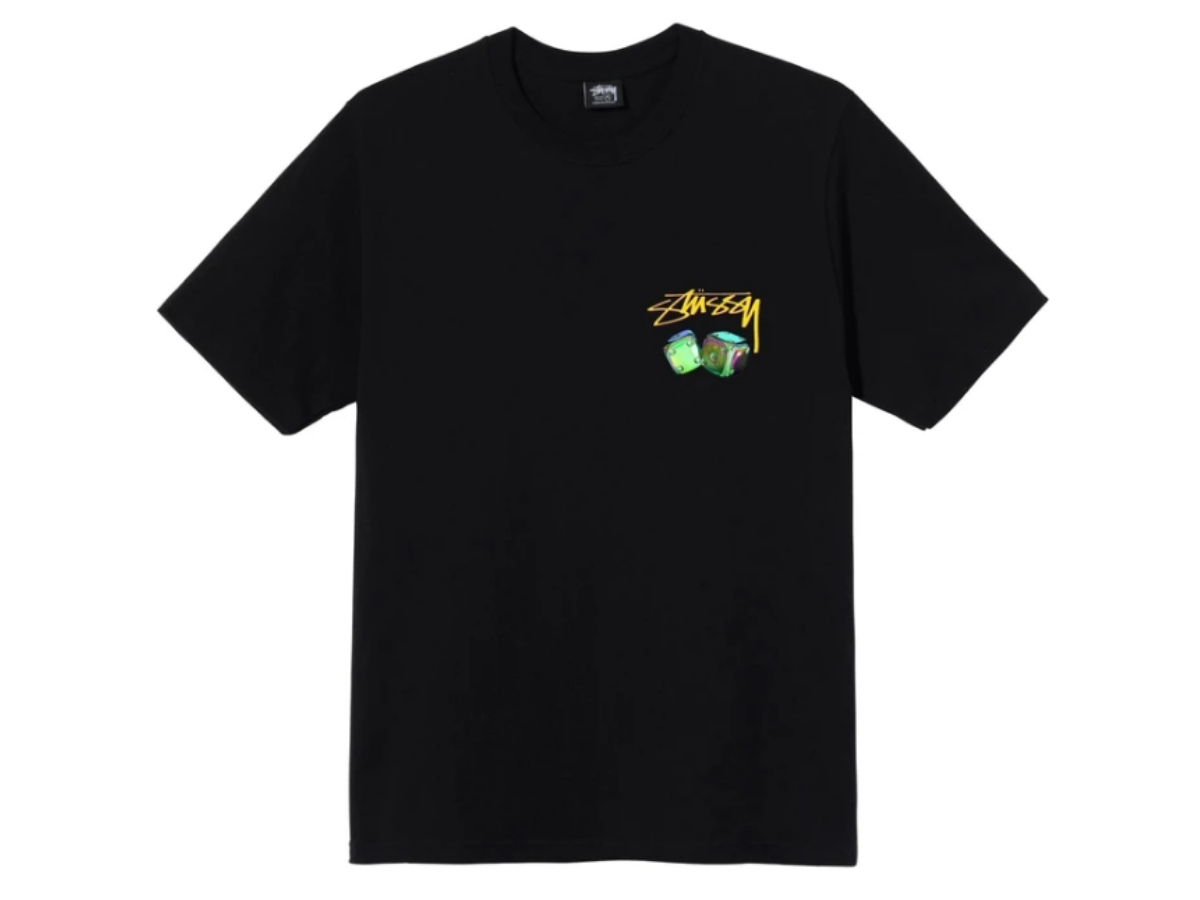 SASOM | apparel Stussy Iridescent Dice T-shirt Black Check the latest ...