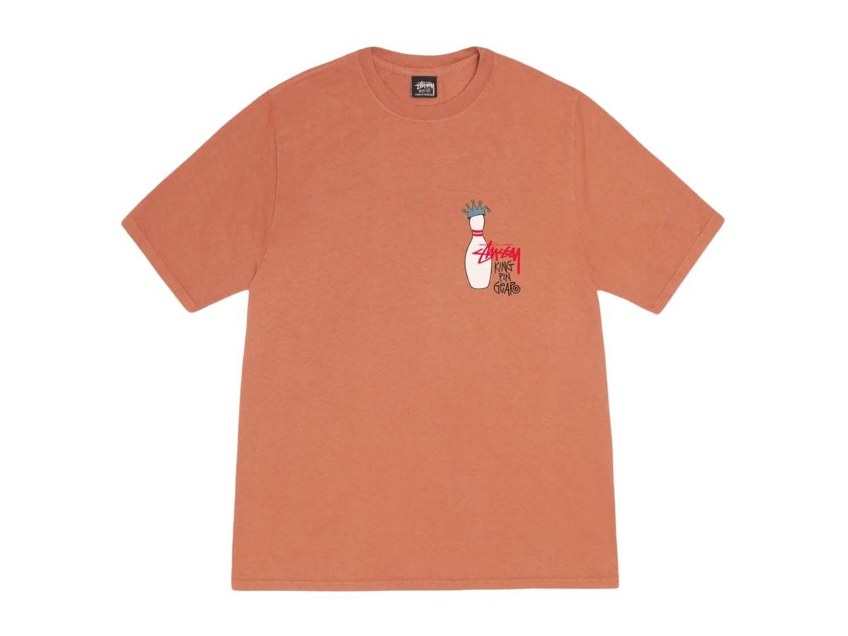 ช้อป Stussy Kingpin Tee Pigment Dyed Rustของแท้ที่ SASOM