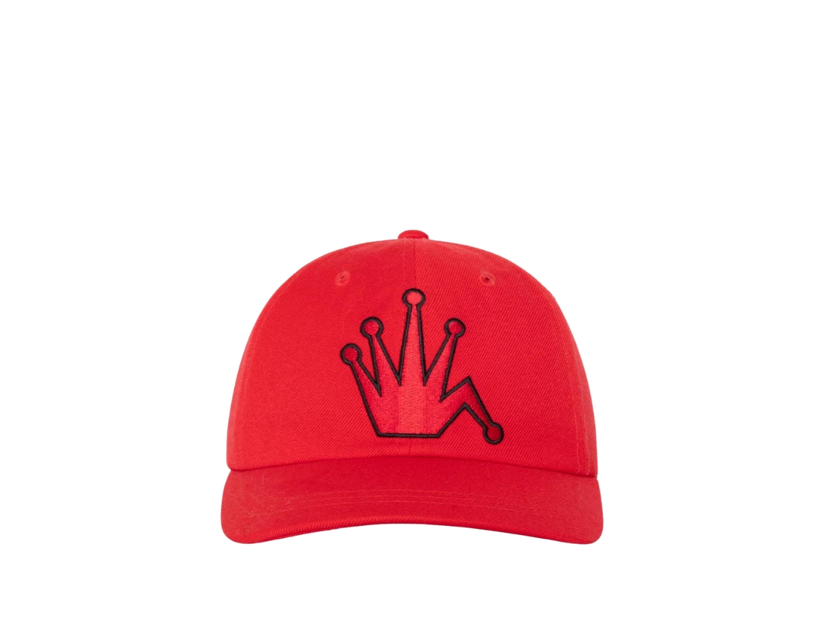 Stussy Low Profile Bent Crown Snapback Red | ของแท้